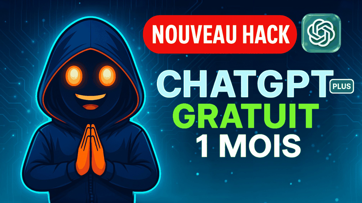 ChatGPT Plus Gratuit : Comment avoir 1 mois offert ?